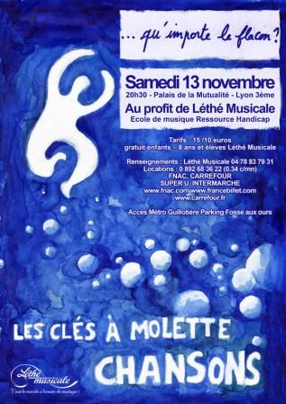 Lire la suite à propos de l’article Concert Clés à molette 13 novembre 2010 à Lyon